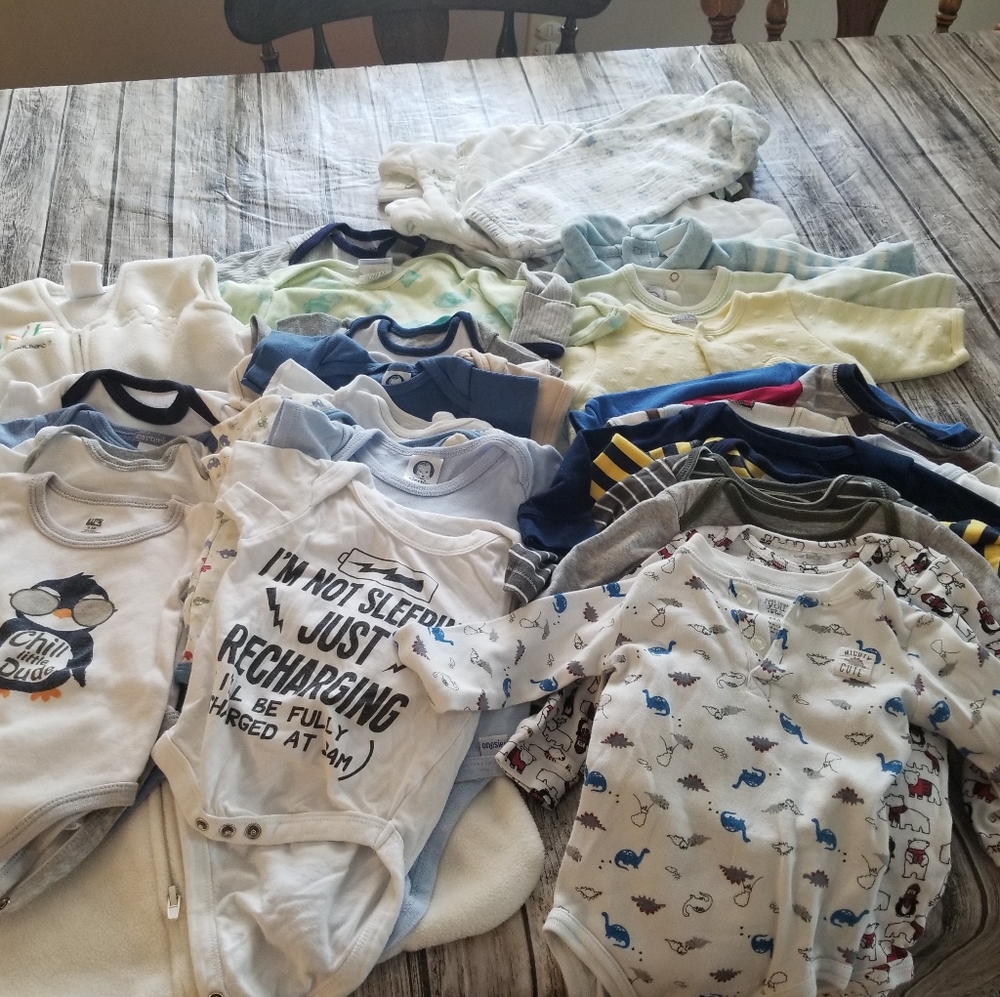 Huge lot of baby boy clothes